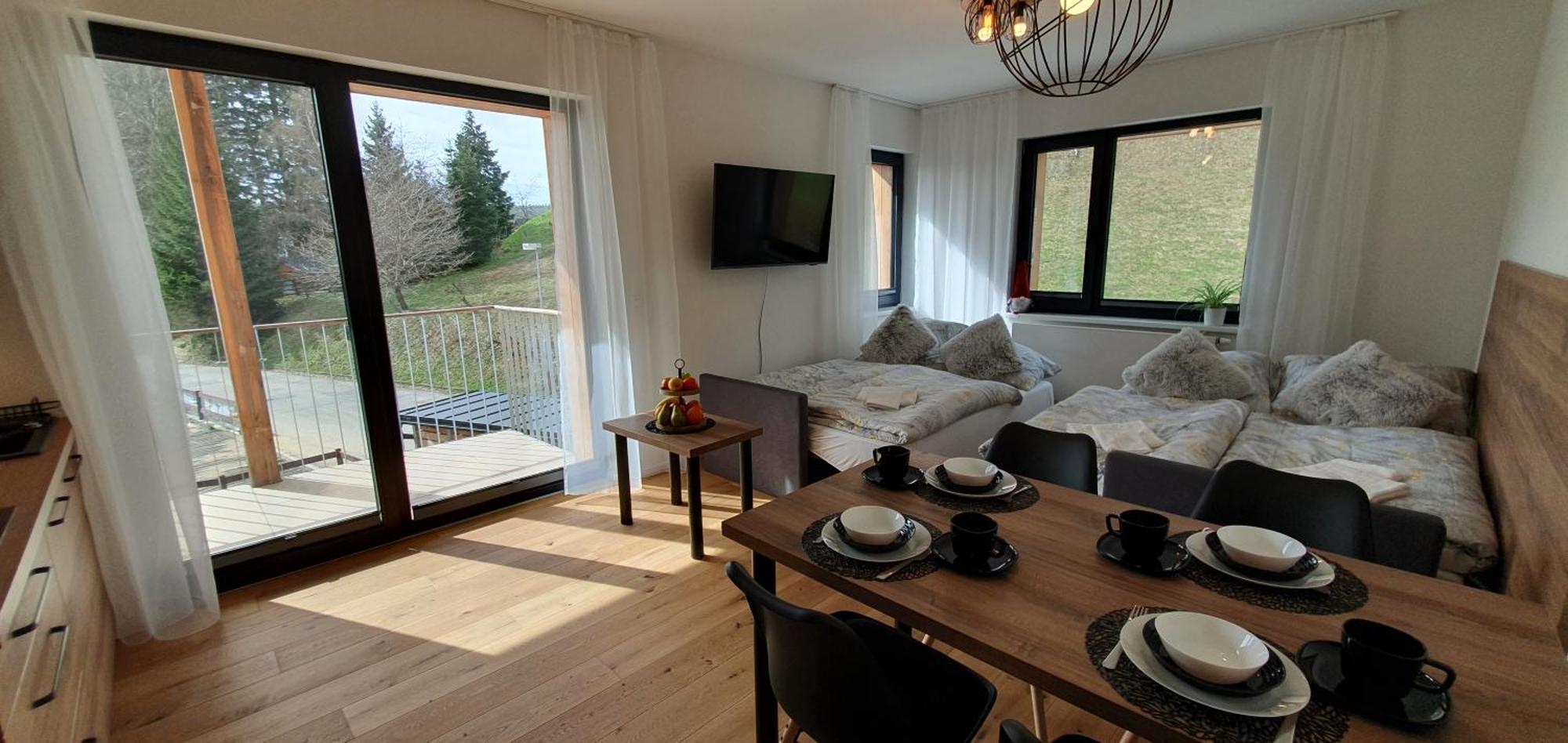 Ski&Bike Apartment Janske Lazne + Parking Екстер'єр фото